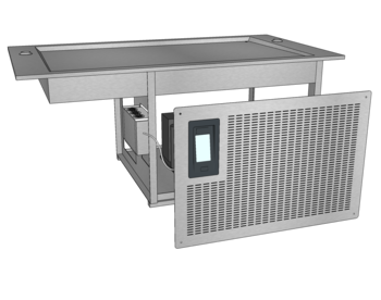 MEUBLE CUVE HOD EMBASE TULIPEE 1330 GROUPE IDECO3