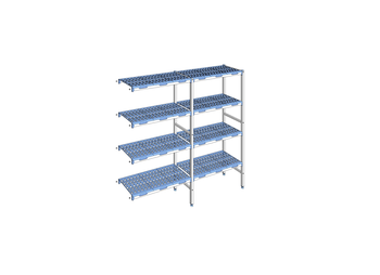 RAYONNAGE CLAYETTES POLY ANGLE 4N L1891XP400XH175