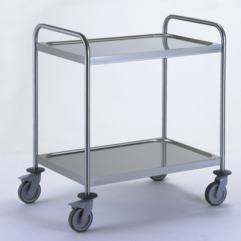 CHARIOT A DEBARRASSER DEMONTE 2 PLATEAUX 1000X600