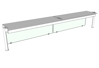 PARE-HALEINE AVANT POUR PRESENTOIRS L.2260 O3