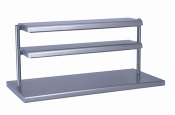ETAGERE NEUTRE 2 NIVEAU.L.1400