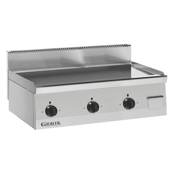 GRIL ÉLECTRIQUE, ACIER, TRIPLE LISSE