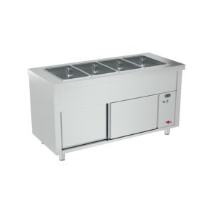SELF-SERVICE BAIN MARIE 4 BACS RESV NEUTRE FERMEE