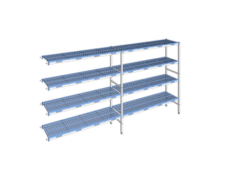 RAYONNAGE CLAYETTES POLY ANGLE 4N L3397XP400XH175