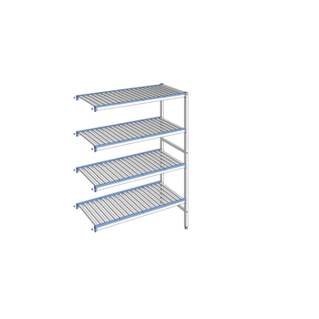 RAYONNAGE CLAYETTES ALU ANGLE 4N L1353XP500XH1750