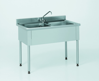 PL EMBOUTIE 1200X600 2 BACS AVEC ROBINET SANS ET