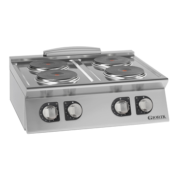 ELÉMENT PLAQUES ÉLECTRIQUE RONDES, 4 FEUX