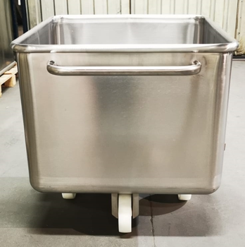 BAC EUROPE PLEIN, INOX 304, EP. PAROIS 2 MM, FOND