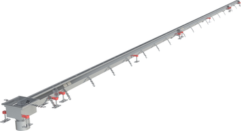 CANIVEAU MODUL 20 - L7500 - HAUT75/100 - INOX 304