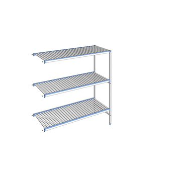 RAYONNAGE CLAYETTES ALU ANGLE 3N L1755XP560XH1750