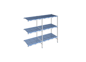 RAYONNAGE CLAYETTES POLY ANGLE 3N L2191XP560XH175
