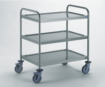 CHARIOT A DEBARRASSER DEMONTE 3 PLATEAUX 800X530