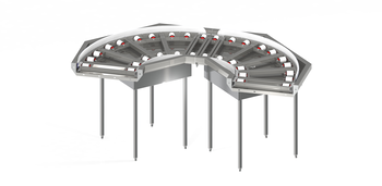 COURBE À ROULEAUX 91° À 180°