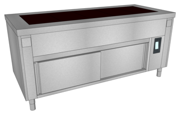 MEUBLE VITRO DESSUS LISSE L1930 5GN1/1 RES PERP B3