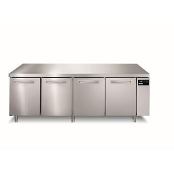 MEUBLE RÉFRIGÉRÉ GN1/1 POSITIF, 4 PORTES,SS GROUPE