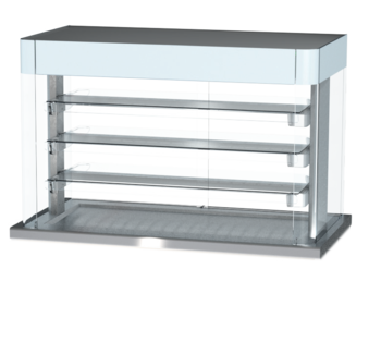 MODULE VITRINE(DÉC.6GN 80MM) OUVERTE SANS GROUPE