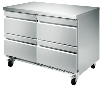 TABLE UNDERCOUNTER POSITIVE AVEC TIROIRS