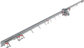 CANIVEAU MODUL 20 - L8000 - HAUT75/90 - INOX 304