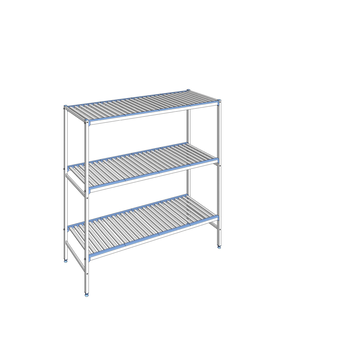 RAYONNAGE CLAYETTES ALU LIGNE 3N L1796XP560XH1750