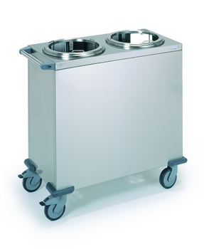 CHARIOT NEUTRE POUR 2 PILES ASSIETTES D.180 A 290