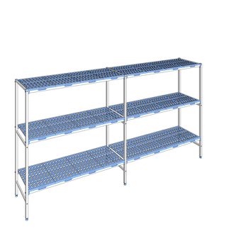 RAYONNAGE CLAYETTES POLY LIGNE 3N L3438XP500XH175