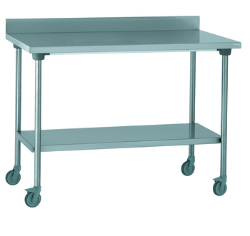 TABLE CHR ADOSSEE 700X2000 SUR ROUES