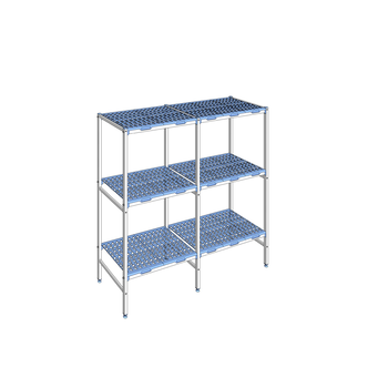 RAYONNAGE CLAYETTES POLY LIGNE 3N L1830XP560XH175