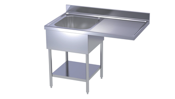 PLONGE STAND. RÉSERV. LV 2 BACS 4X5X3 GAUCHE + ÉTA