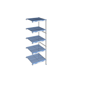 RAYONNAGE CLAYETTES POLY ANGLE 5N L 749XP560XH205