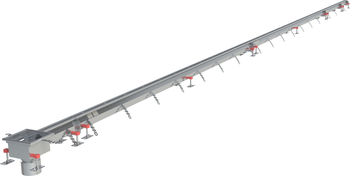 CANIVEAU MODUL 20 - L8000 - HAUT70/100 - INOX 304