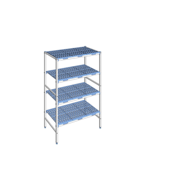 RAYONNAGE CLAYETTES POLY LIGNE 4N L1192XP560XH175