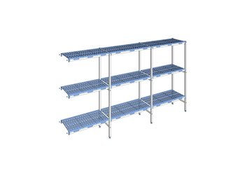 RAYONNAGE CLAYETTES POLY ANGLE 3N L3231XP400XH175