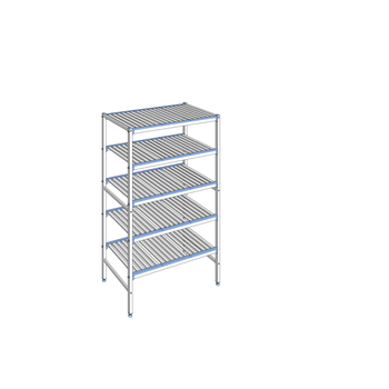 RAYONNAGE CLAYETTES ALU LIGNE 5N L1092XP560XH1750