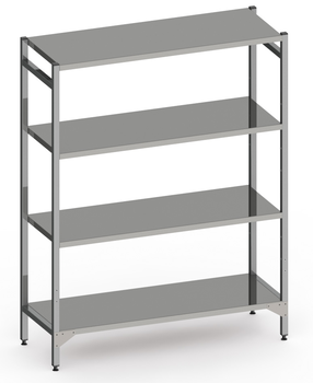 CASIER BATTERIE 500X1200 4 NIVEAUX ETAGERES PLEINE