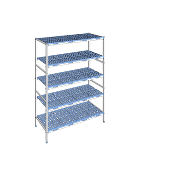 RAYONNAGE CLAYETTES POLY LIGNE 5N L1594XP560XH205