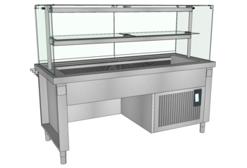 MEUBLE + VITRINE PRESENT L.1930 DL SANS GPE O3