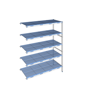 RAYONNAGE CLAYETTES POLY ANGLE 5N L1653XP560XH205