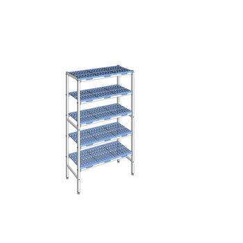 RAYONNAGE CLAYETTES POLY LIGNE 5N L1092XP400XH175