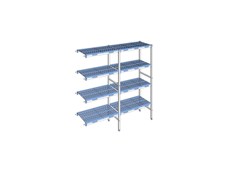 RAYONNAGE CLAYETTES POLY ANGLE 4N L1789XP400XH175