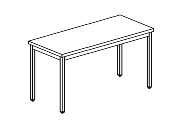TABLE CENTRALE GAMME 600
