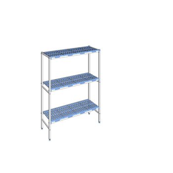 RAYONNAGE CLAYETTES POLY LIGNE 3N L1394XP400XH175
