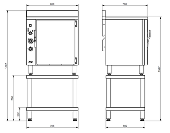 SUPPORT POUR CFE 805 RTCT
