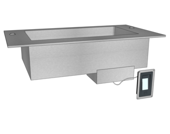 BAINS-MARIE A EAU EMBASE TULIPEE 3GN1/1 1330 I3
