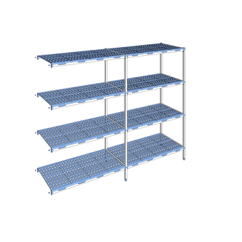 RAYONNAGE CLAYETTES POLY ANGLE 4N L2695XP560XH205
