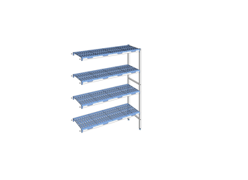 RAYONNAGE CLAYETTES POLY ANGLE 4N L1453XP400XH175