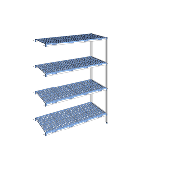 RAYONNAGE CLAYETTES POLY ANGLE 4N L1653XP560XH205
