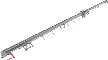 CANIVEAU MODUL 20 - L7500 - HAUT75/90 - INOX 304