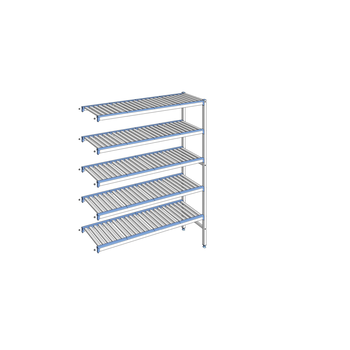 RAYONNAGE CLAYETTES ALU ANGLE 5N L1453XP400XH1750