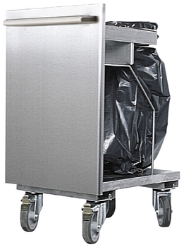 CHARIOT PORTE SAC POUBELLE AVEC RESERVE DE SAC