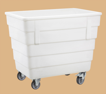 BAC POLYÈTHYL.500L ROUES INOX